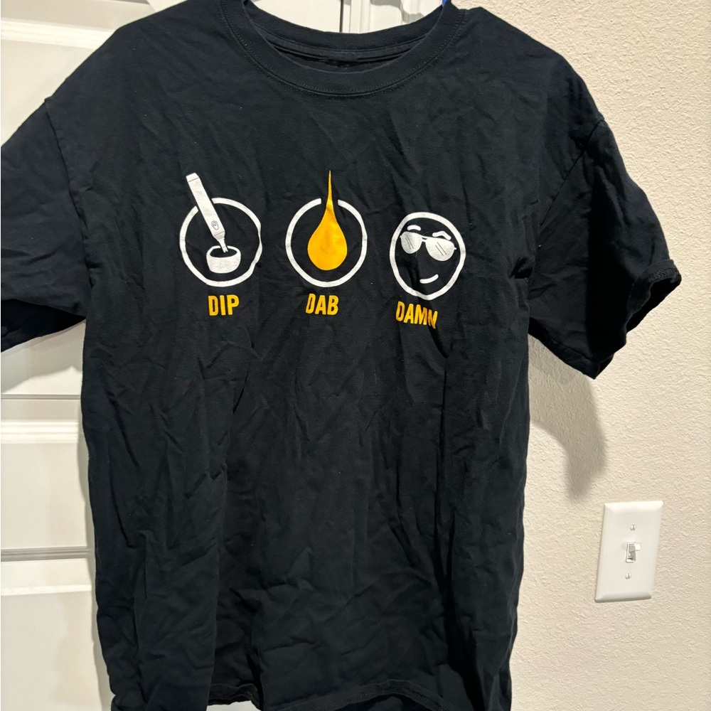 Black Graphic T-Shirt with Fun Design
